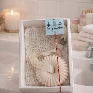 Hanulbo Cream Bath Accessory Set